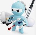 Ninja Golf Tee Holder (Blue)| Holds 13 Tees | Built to Last | Golf Accessory | Golf Gift for Him or Her | Includes Gift Box (Blue)