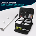 Golf Trunk Organiser, 2 Layers - Black